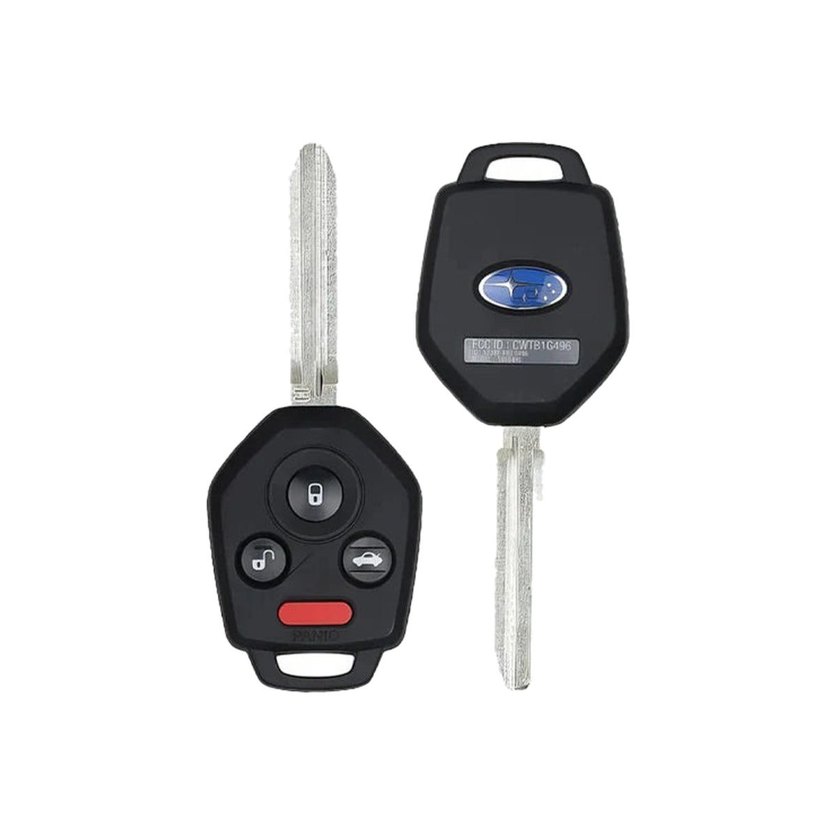 2024-2026 Subaru Ascent  Outback  Legacy  Impreza  XV Crosstrek  4-Button Remote Key  CWTB1G496  H Chip  PN: 57497-AN03A - front and back