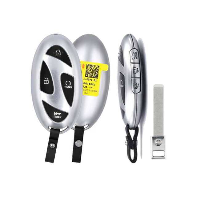 2024-2026 Hyundai Kona  7-Button Smart Key  PN: 95440-BE200  TQ8-FOB-4F61M43 - front, back, side buttons and emergency key