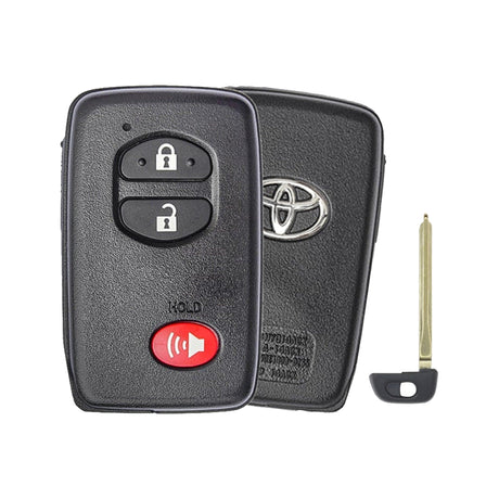 2009-2019 Toyota 4Runner  Prius  Venza  3-Button Smart Key  PN: 89904-0T050  HYQ14ACX  Board 5290 - front, back and emergency key