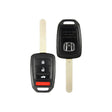 2013-2015 Honda Accord  Civic  4-Button Remote Head Key  MLBHLIK6-1T  315 MHz - front and back