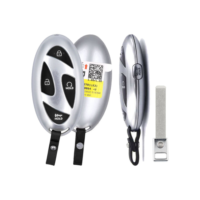 2025-2026 Hyundai Palisade  Smart Key 5-Button-Hatch Remote Start  TQ8-FOB-4FA2U44  PN: 95440-P9070 - front, back, side buttons and emergency key