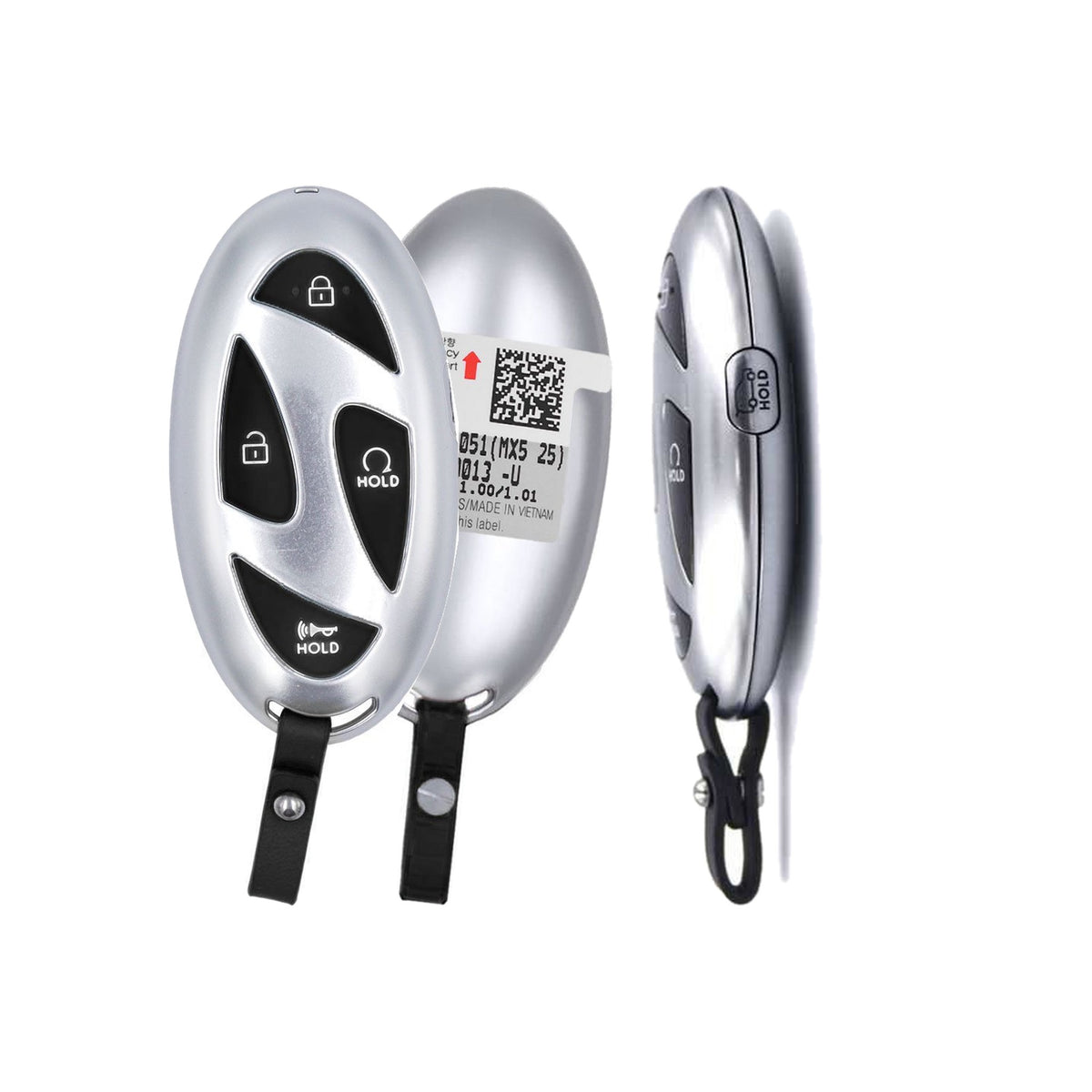 2023-2027 Hyundai Santa Fe  5-Button Smart Key  PN: 95440-P6051  TQ8-FOB-4F61M43 - Brand New, side buttons shown
