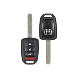 2014-2022 Honda CR-V  HR-V  4-Button Remote Head Key W/ Hatch  MLBHLIK6-1T  315 MHz - front and back