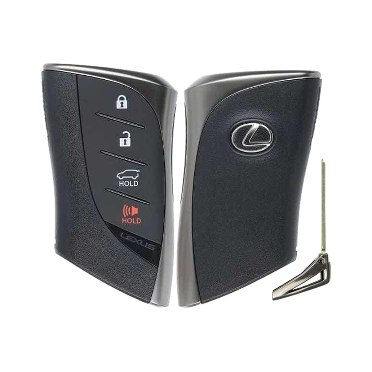 2021-2023 Lexus GX460  4-Button Smart Key  PN: 8990H-60010  HYQ14FBZ Locked - front, back and emergency key