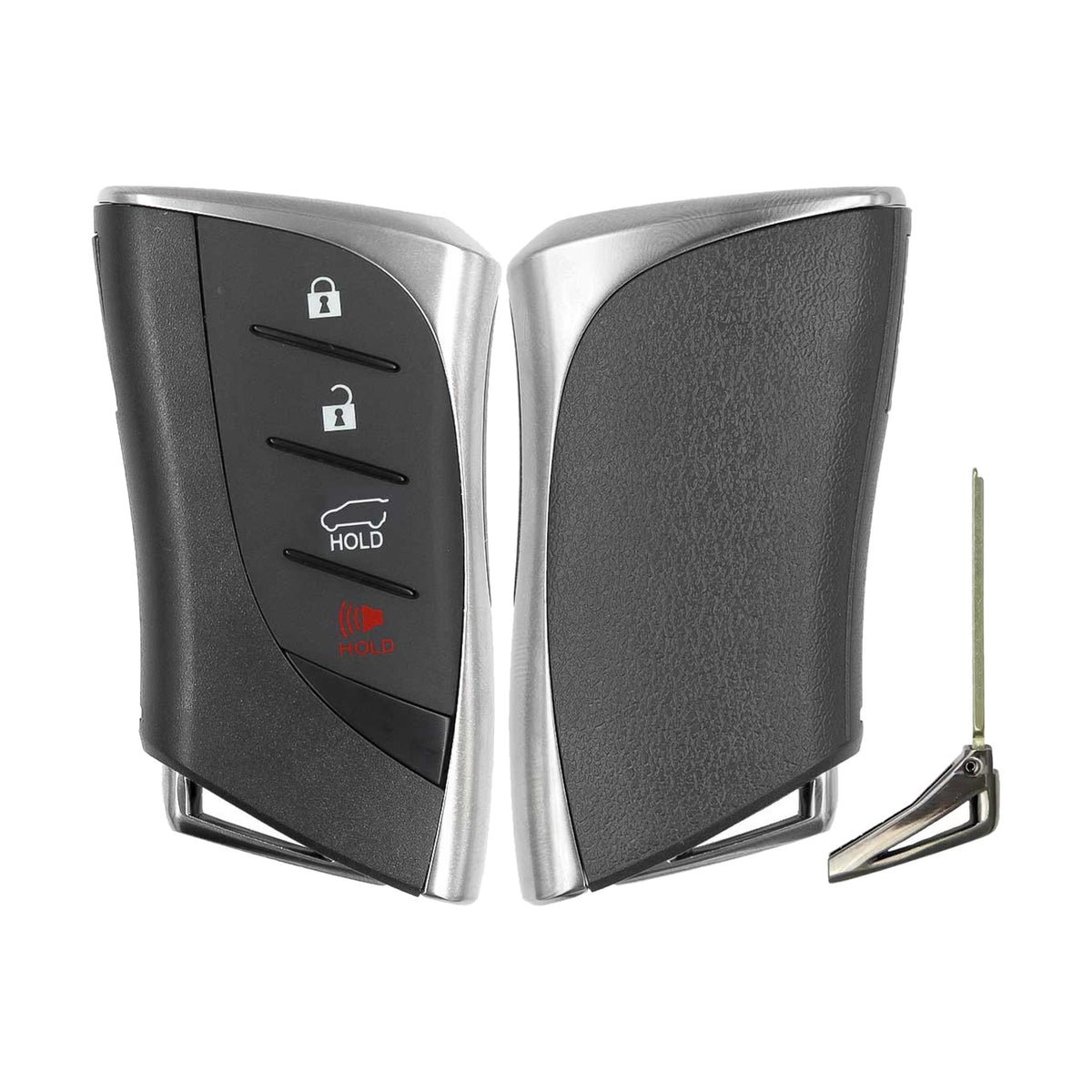 2021-2023 Lexus GX460  4-Button Smart Key  PN: 8990H-60010  HYQ14FBZ Locked - Recase, no-logo shell with emergency key