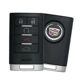2008-2014 Cadillac CTS / STS / DTS / 5B Smart Key / PN: 25943677 / M3N5WY7777A / OEM RECASE - NO LOGO