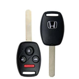 2008-2014 Honda Accord / 4 Button Remote Head Key / PN: 35118-TA0-A04 / KR55WK49308 / OEM REFURB