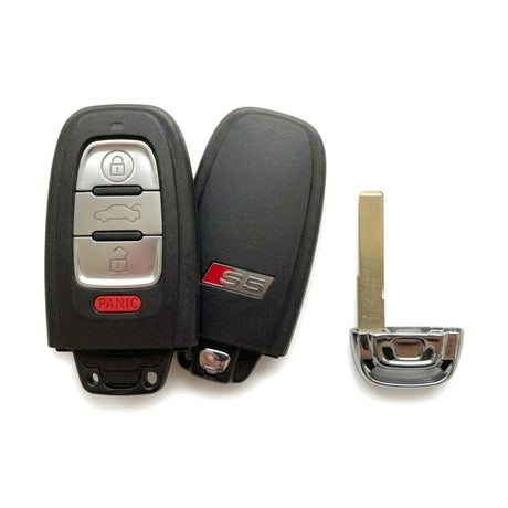 2008-2016 Audi 4-Button Smart Key Comfort Access - Audi S5 Logo - Refurbished