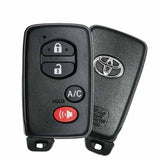 2010-2015 Toyota Prius / 4-Button Smart Key / PN: 89904-47352 / HYQ14ACX / Board 5290 / OEM REFURB