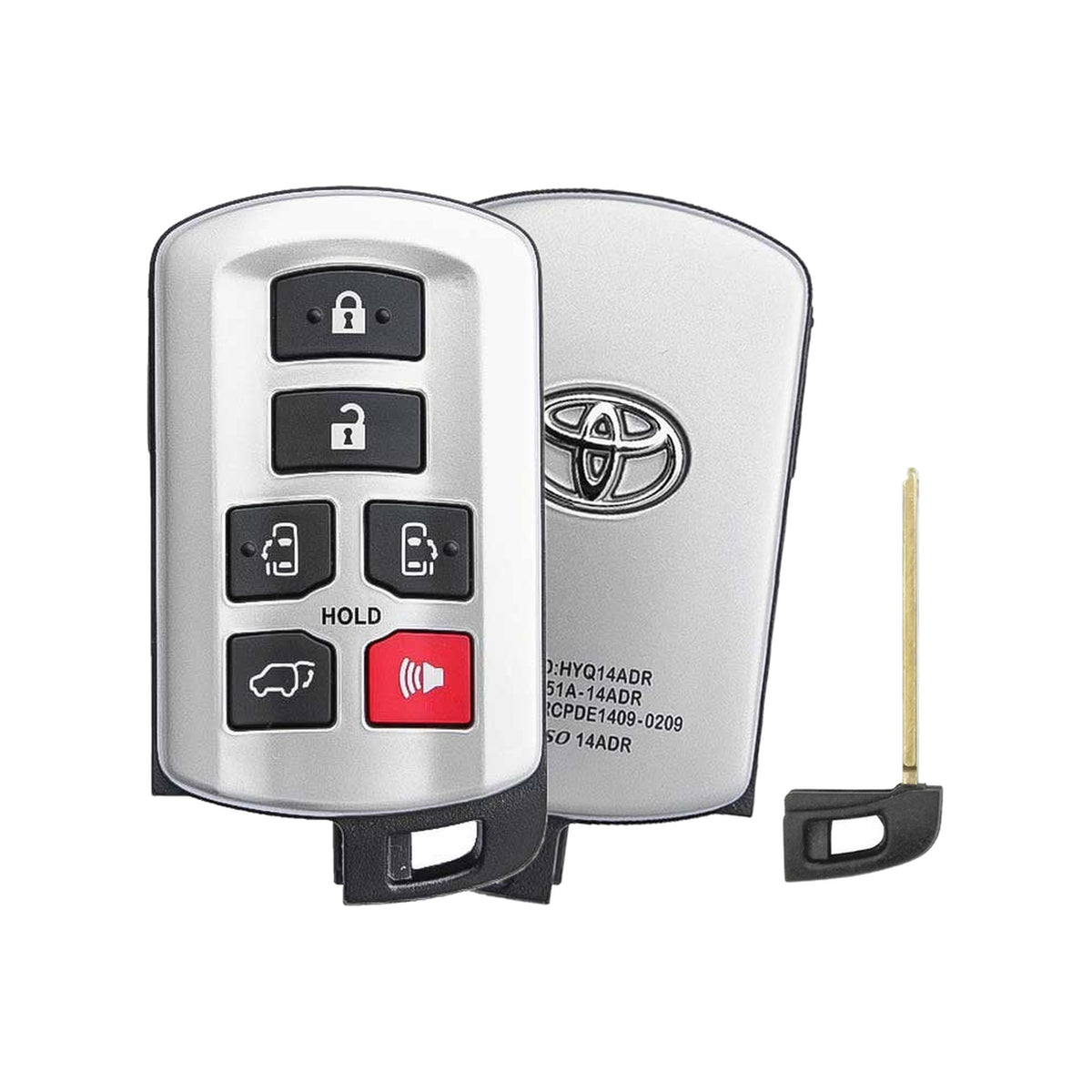 2011-2020 Toyota Sienna | 6-Button Smart Key
