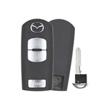2012-2020 Mazda 3  CX-3  CX-5  CX-9  3-Button Smart Key OEM - front, back and emergency key