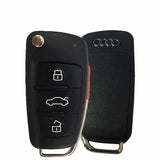 2006-2015 Audi A3 / A4 / TT / 4-Button Flip Key / NBG009272T / 315 MHz / PN: 8P0-837-220E / OEM REFURB