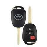 2013-2021 Toyota Highlander / RAV4 / 3-Button Remote Head Key / PN: 89070-0C050 / GQ4-52T / H Chip / OEM REFURB