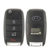 2014-2016 Kia Sportage / 4-Button Flip Key / PN: 95430-3W350 / NYODD4TX1306-TFL / OEM REFURB