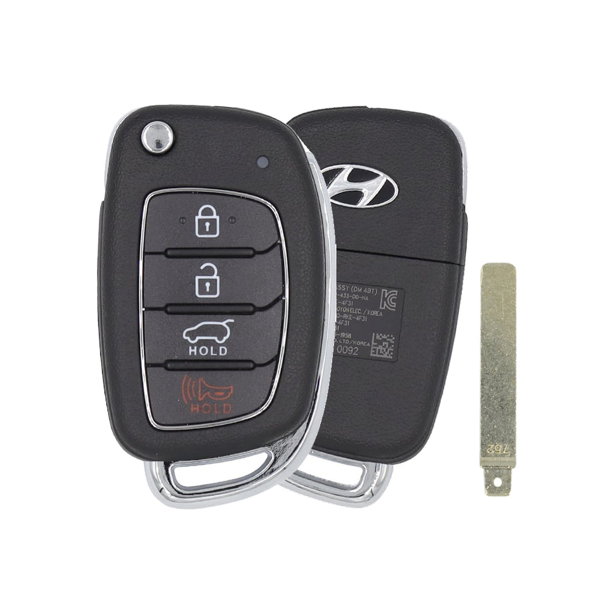 2015-2019 Hyundai Santa Fe 4-Button Remote Key - Refurbished