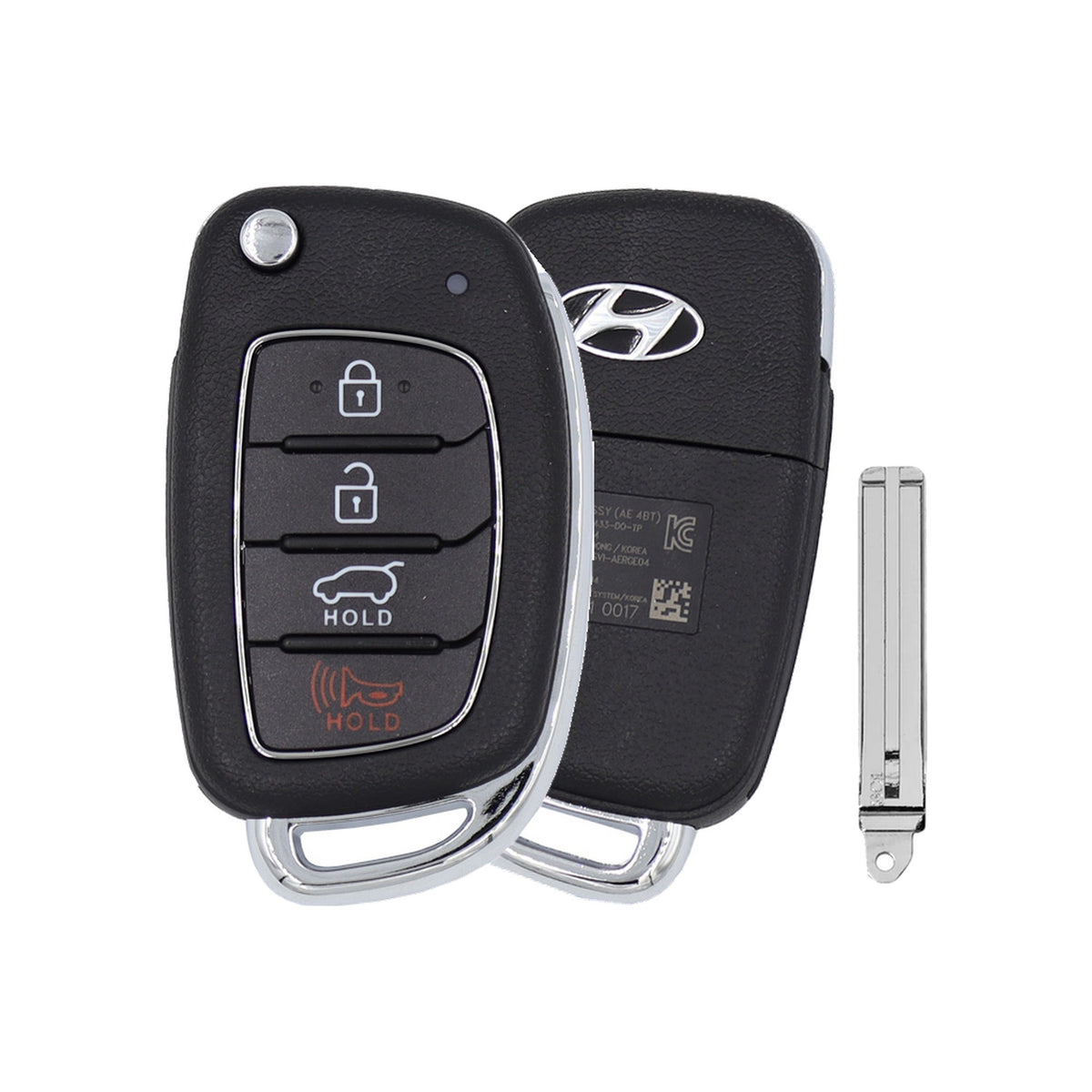 2015-2021 Hyundai Tucson | 4-Button Remote Flip Key - Refurbished