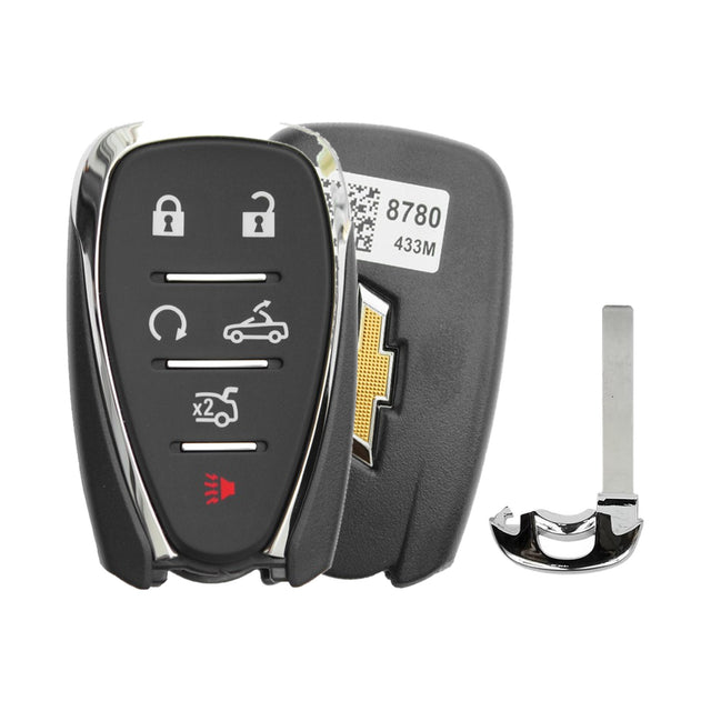 2016-2020 Chevrolet Camaro  6-Button Smart Key OEM - front, back and emergency key