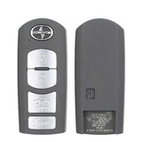 2016 Scion iA / 4-Button Smart Key / PN: 89904-WB003 / WAZSKE13D01 / WAZSKE13D02 / OEM REFURB