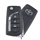 2018-2026 Toyota Camry / Corolla / Remote Flip Key 4B Trunk / HYQ12BFB / PN: 89070-06791 / H Chip / OEM REFURB