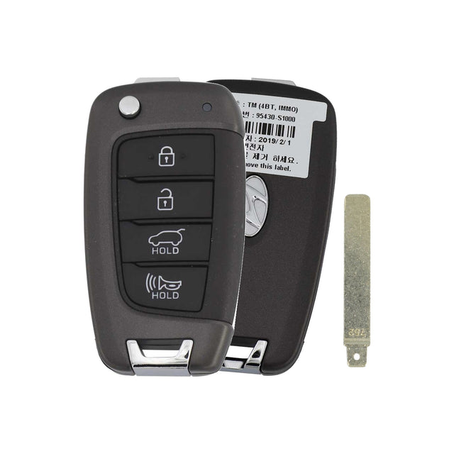 2019-2020 Hyundai Santa Fe | 4-Button Flip Key - Refurbished