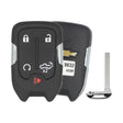 2019-2022 Chevrolet Silverado  5-Button Smart Key OEM - front, back and emergency key