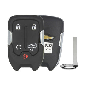 2019-2022 Chevrolet Silverado  5-Button Smart Key OEM - front, back and emergency key