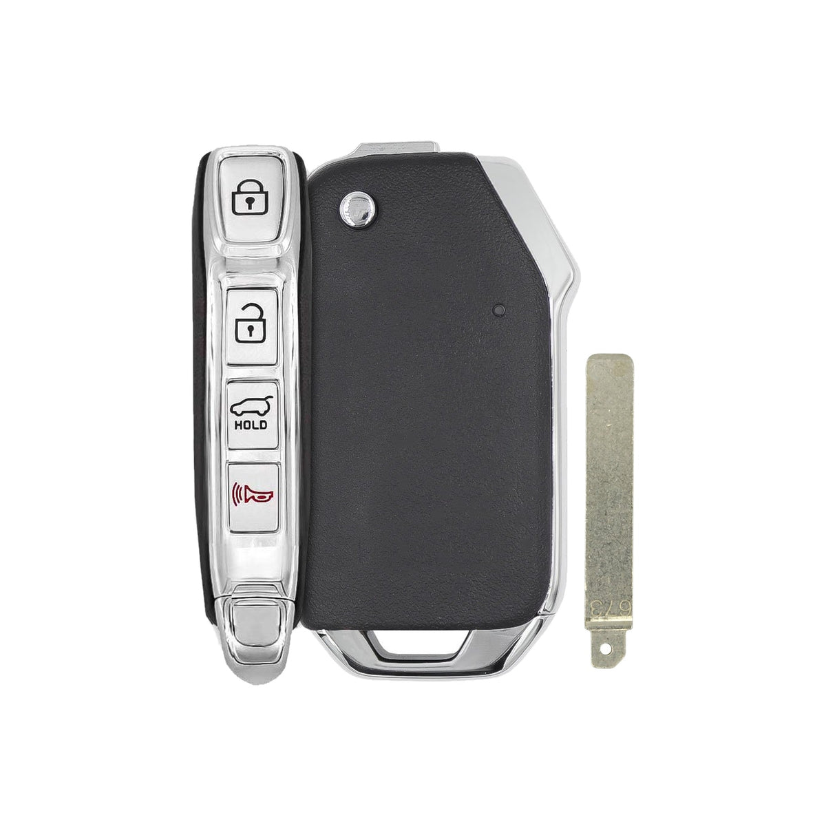 2019-2021 Kia Soul | 4-Button Remote Flip Key - Recase