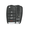 2020-2023 Kia Rio Remote Flip Key 4-Button Trunk w/ Transponder - Brand New