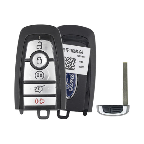 2023-2027 Ford Expedition  Explorer  Lincoln Aviator  Navigator  Nautilus  5-Button Smart  OEM - front, back and emergency key