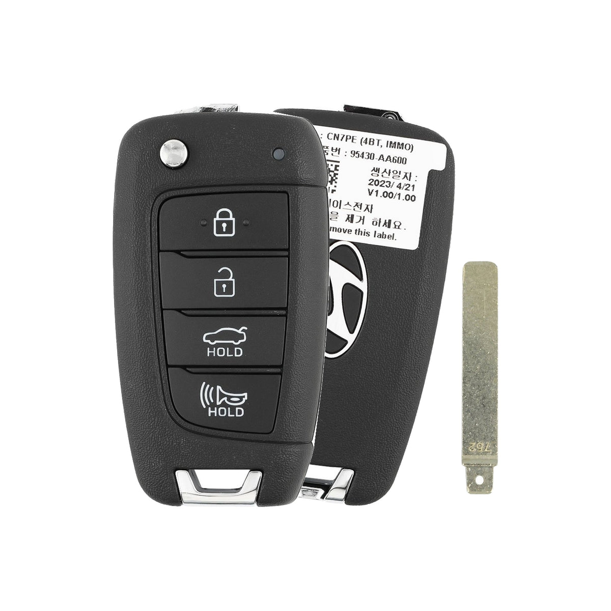 2024-2026 Hyundai Elantra | 4-Button Flip Key - Refurbished
