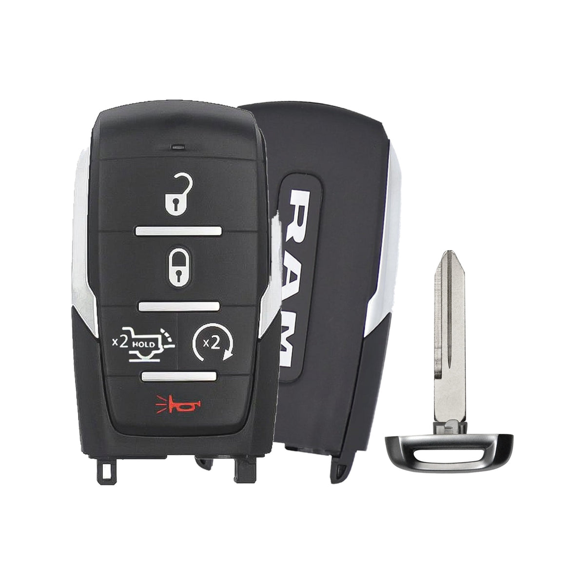 2025-2026 Ram 1500, 2500 Pickup | 5-Button Smart Key