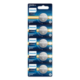 PHILIPS CR2450 3V Lithium Battery 5-Pack