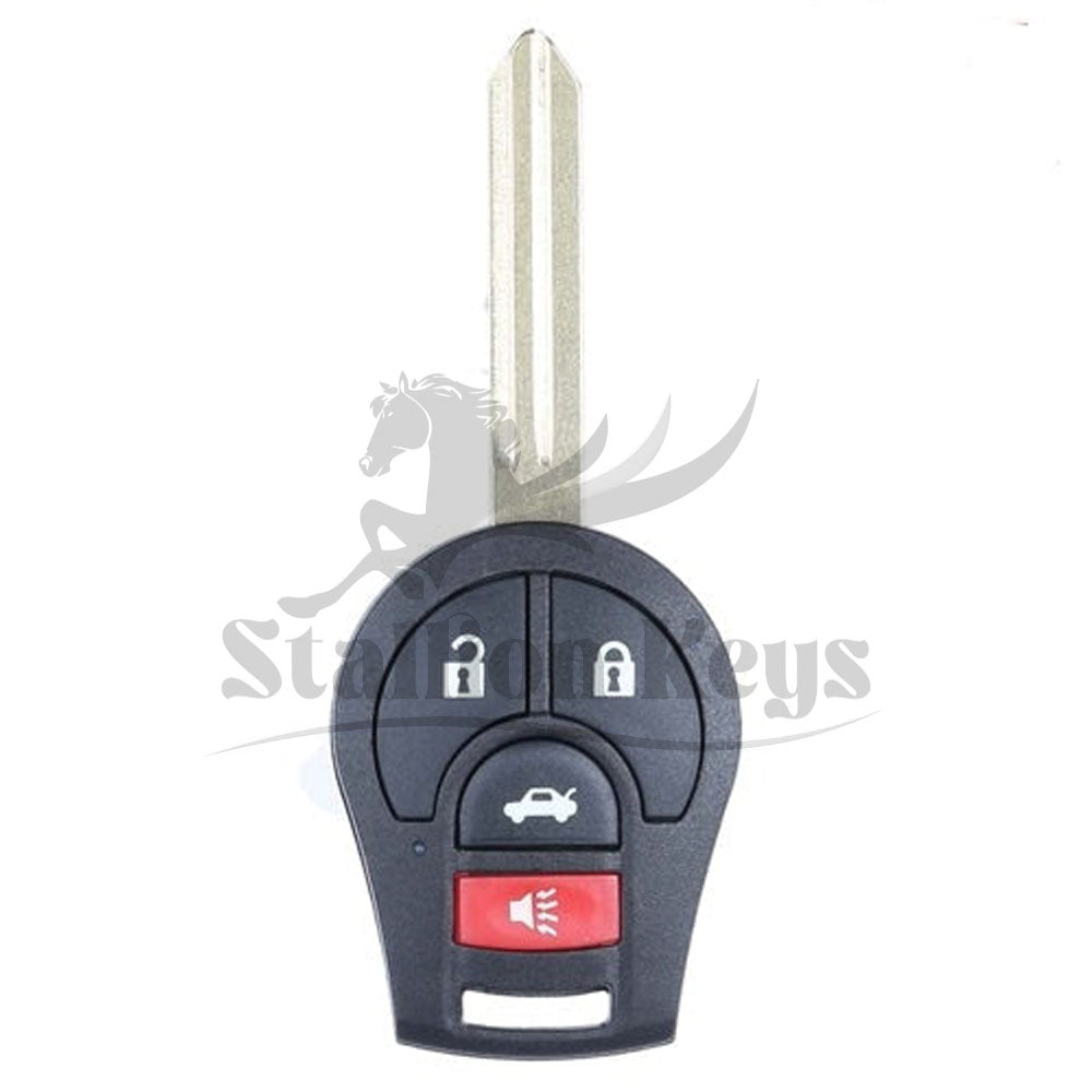2003-2019 Nissan 4-Button Remote Head Key / PN: H0561-3AA0B / CWTWB1U751 / CHIP ID46 / AFTERMARKET
