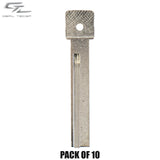 MFK - HY18 Refill Key Blank Blade for Hyundai / GTL (10-PACK)