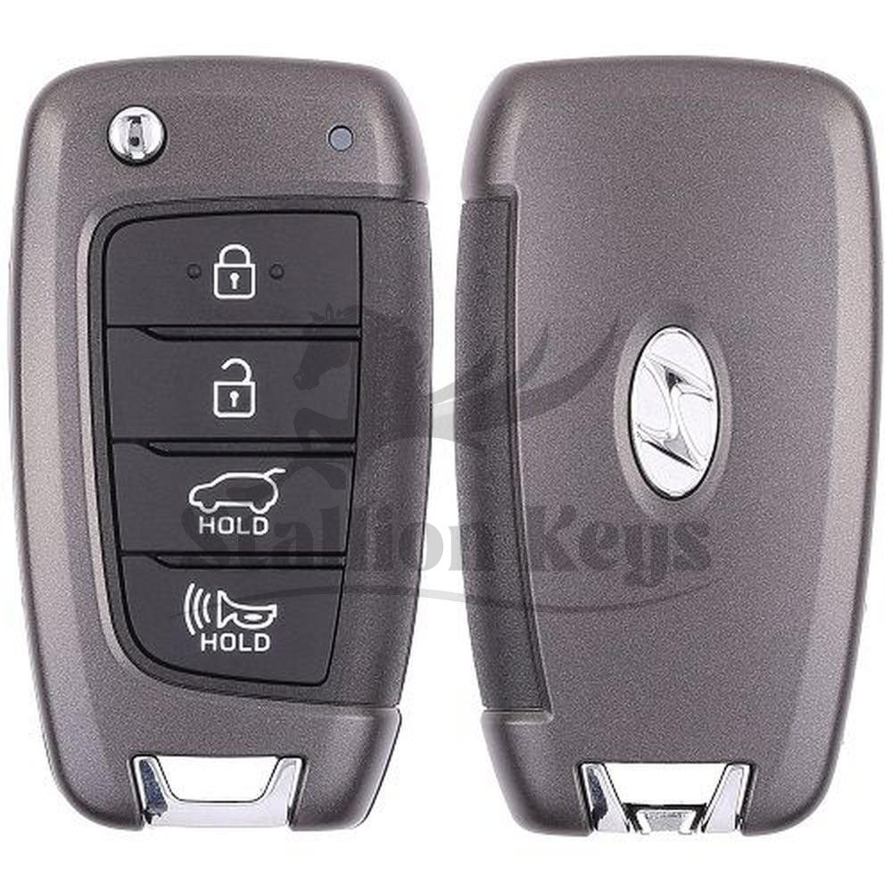 2019-2021 Hyundai Veloster / 4-Button Flip Key / PN: 95430-J3000 / SY5IGRGE04 / OEM NEW