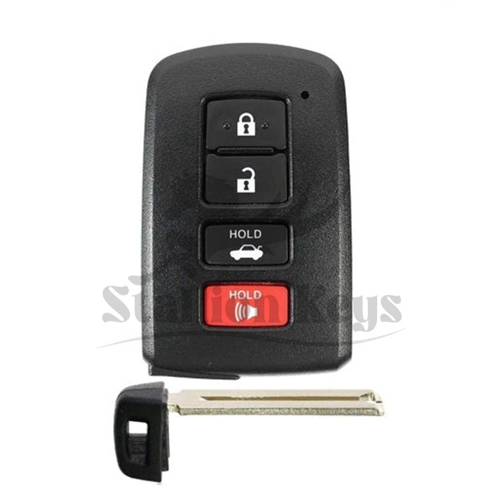 2012-2020 Toyota Avalon / Camry / Corolla / 4-Button Smart Key / PN: 89904-06140 / HYQ14FBA / G Board 0020 / AFTERMARKET