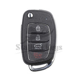 2013-2016 Hyundai Santa Fe / 4-Button Flip Key Remote / PN: 95430-4Z101 / TQ8-RKE-3F04 / HY18R / AFTERMARKET