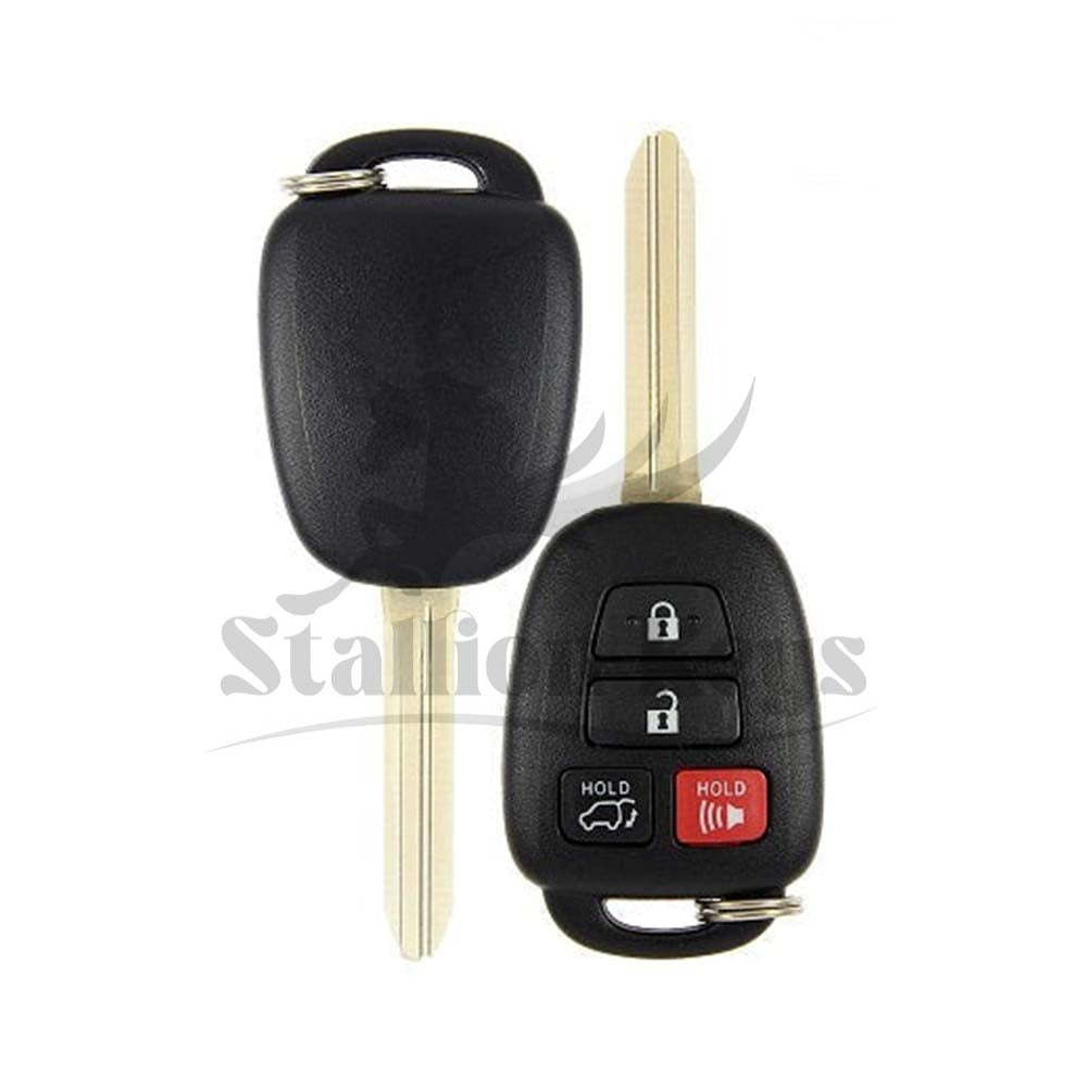 2013-2019 Toyota Highlander / RAV4 / 4-Button Remote Head Key / PN: 89070-0R100 / GQ4-52T / H Chip / AFTERMARKET