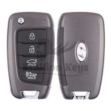 2020-2023 Hyundai Elantra / 4-Button Remote Flip Key / PN: 95430-AA100 / NYOMBEC4TX2004 / With Transponder / OEM