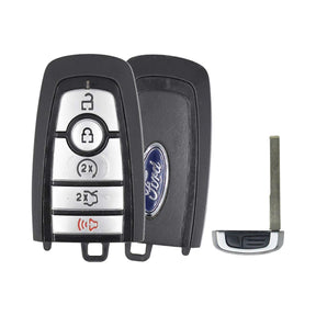 2017-2023 Ford  5-Button Smart Key  PN: 5929500  PEPS  M3N-A2C931426  902 MHz - front, back, side buttons and emergency key