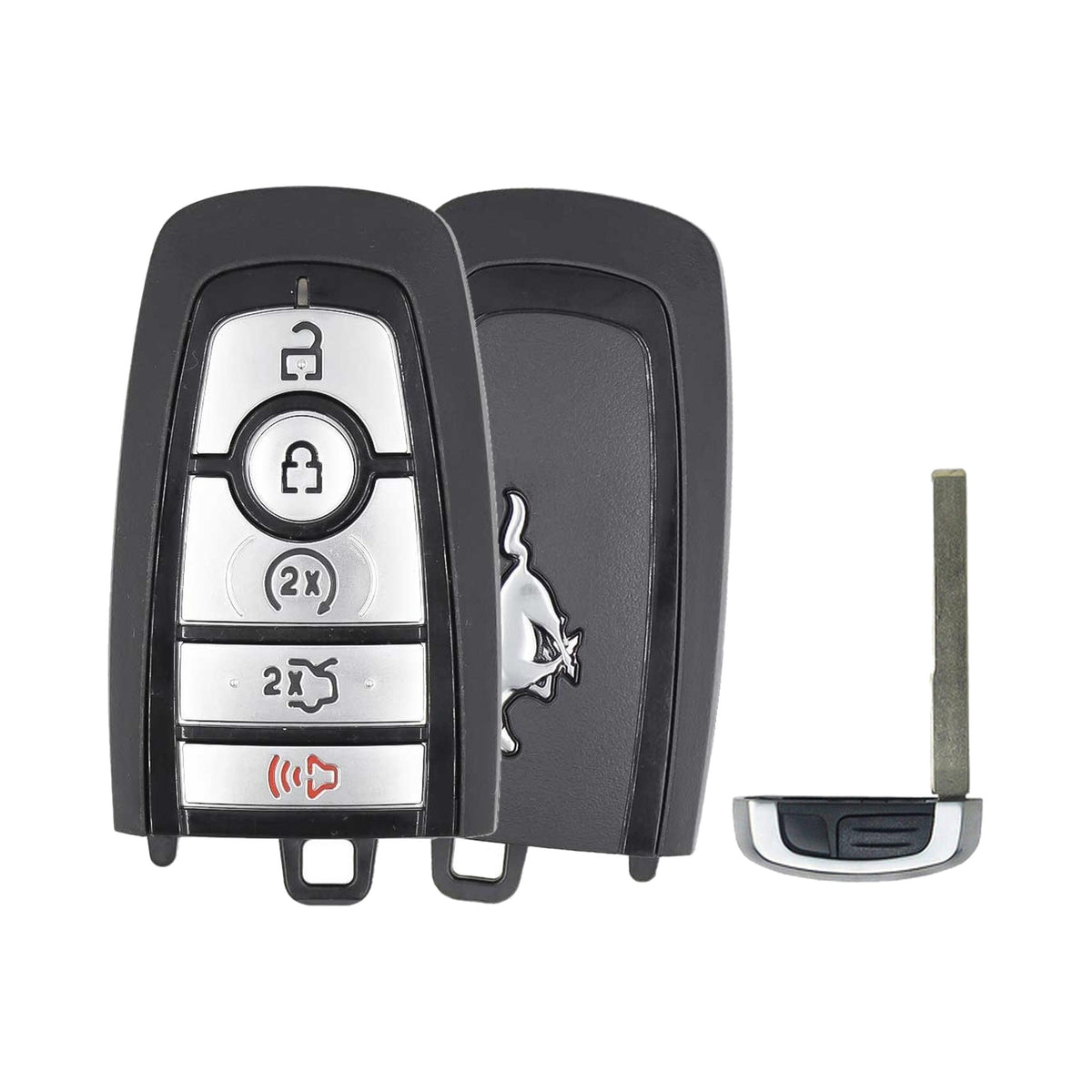 2017-2023 Ford  5-Button Smart Key  PN: 5929500  PEPS  M3N-A2C931426  902 MHz - front, back, side buttons and emergency key