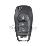 2016-2019 Chevrolet Cruze / 4-Button Flip Key / PN: 5933402 / LXP-T004 / XL8 / 433 MHz / AFTERMARKET