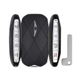 2023-2025 Genesis GV60  8-Button Smart Key  PN: 95440-CU100  TQ8-FOB-4F53U - front, back, side buttons and emergency key