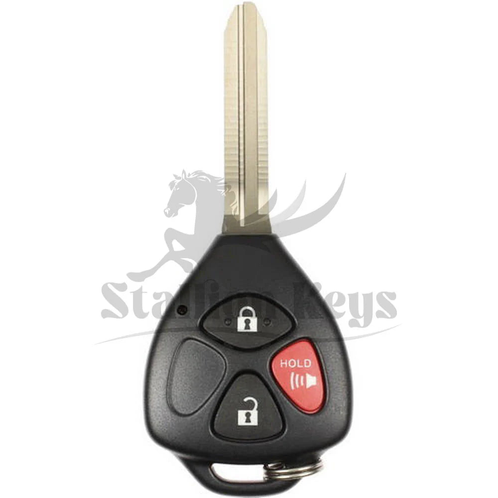 2016-2019 Toyota Yaris / 3-Button Remote Head Key / PN: 89070-52G50 / HYQ12BBY / H Chip / AFTERMARKET