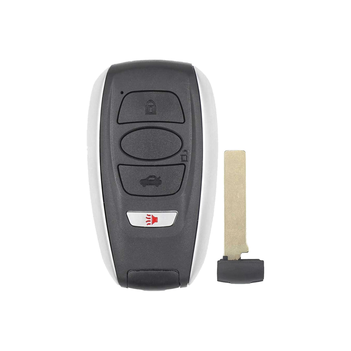 2014-2020 Subaru Forester  Legacy  Outback  4-Button Smart Key  PN: 88835-AL04A  HYQ14AHC - Recase, no-logo shell with emergency key