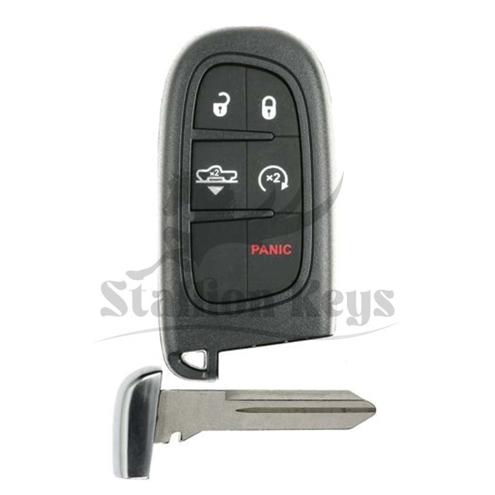 2013-2018 Ram 1500 / 2500 / 3500 / 5-Button Smart Key - Air Suspension / PN: 68159657 / GQ4-54T / ID46 / AFTERMARKET