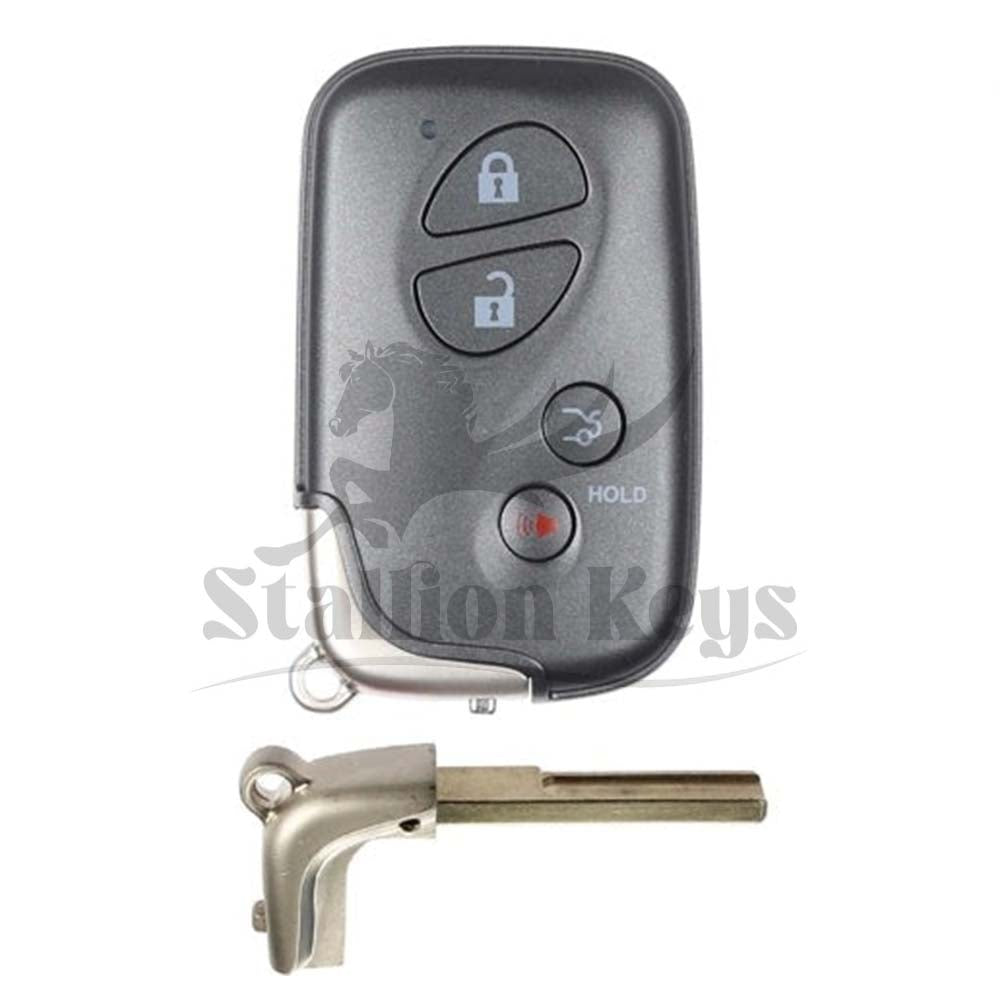 2009-2011 Lexus ES350 / IS250 / GS350 / CT200H / 4-Button Smart Key / PN: 89904-50380 / HYQ14AAB / E Board 3370 / AFTERMARKET