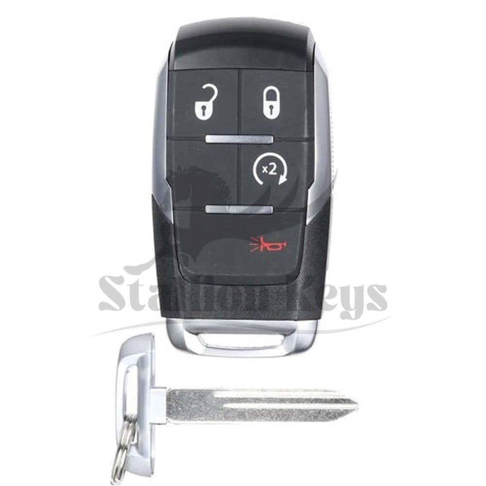 2019-2024 Ram Pickup HD 2500-5500 / 4-Button Smart Key / PN: 68538049AB / GQ4-76T / AFTERMARKET