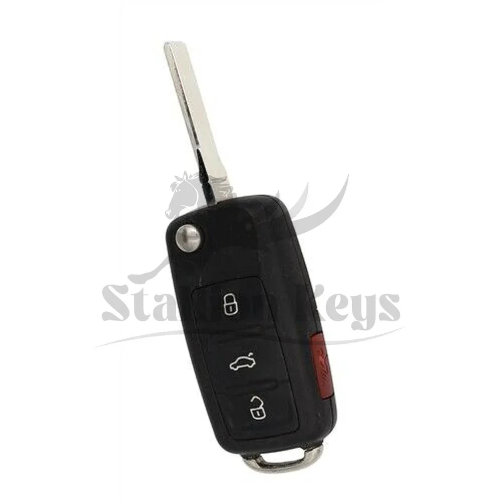 2017-2022 Volkswagen Beetle / Jetta / Passat / Tiguan / Flip Remote Key UDS Proximity / 4-Button / MQB / 315 MHz / KYDZ / AFTERMARKET