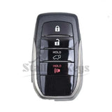 2020-2021 Toyota Land Cruiser / 4-Button Smart Key / PN: 89904-60X40 / HYQ14FBB / Board-0010 / AFTERMARKET